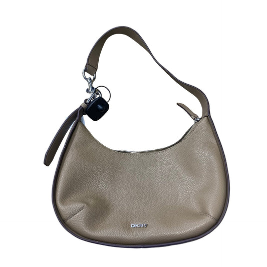 Handbag By Dkny In Taupe, Size:Medium