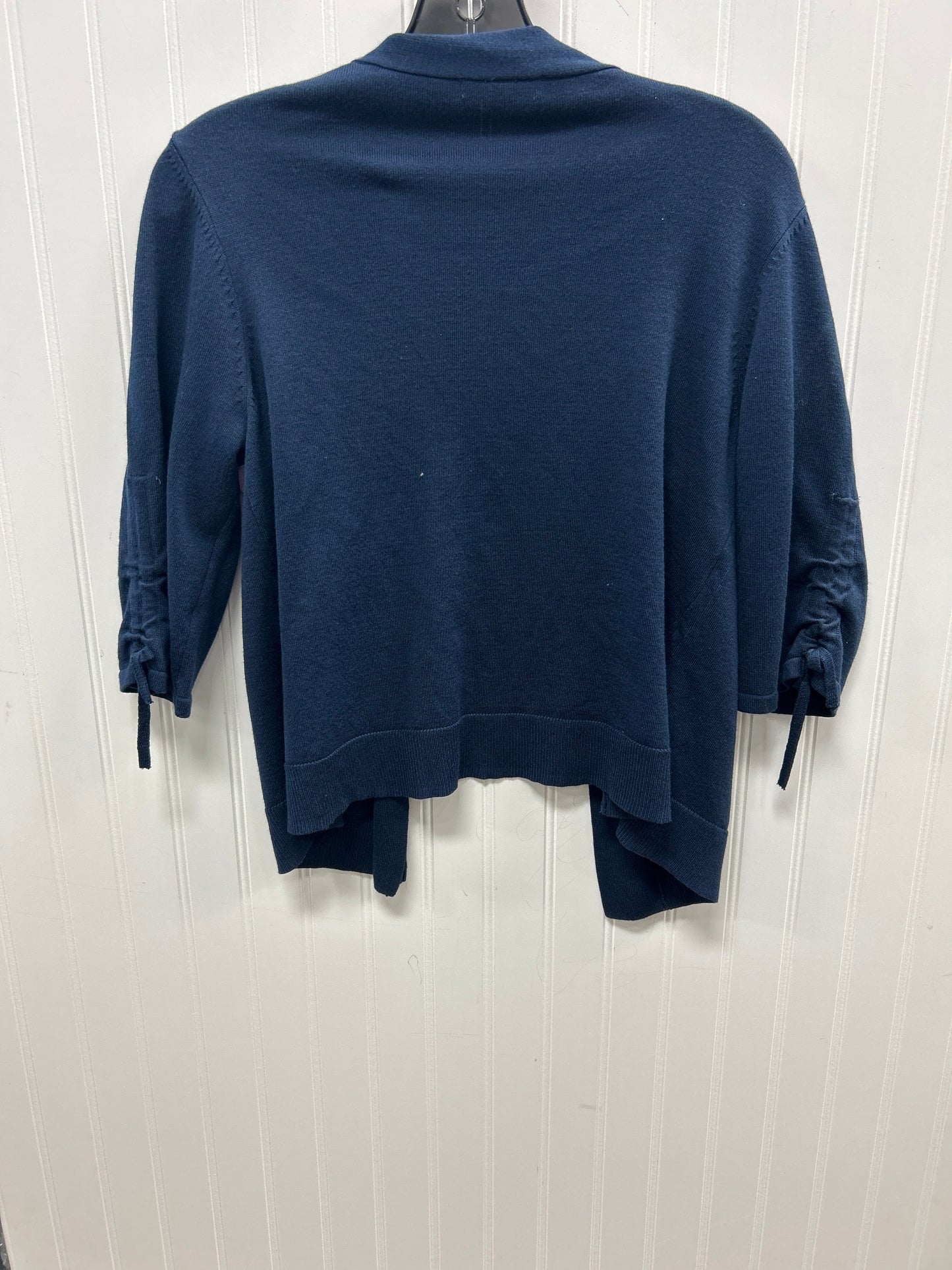 Blouse Ls By Roz And Ali In Navy, Size:M