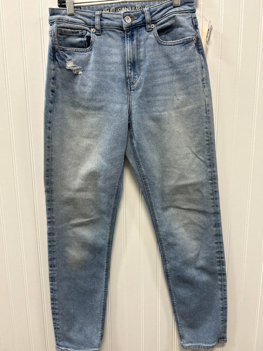 Jeans Boyfriend By American Eagle In Blue Denim, Size:4L