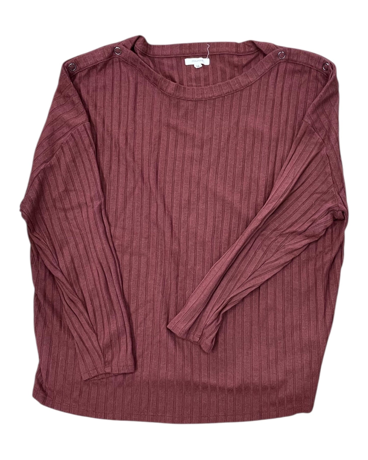 Top Ls By Maurices In Red, Size:1X