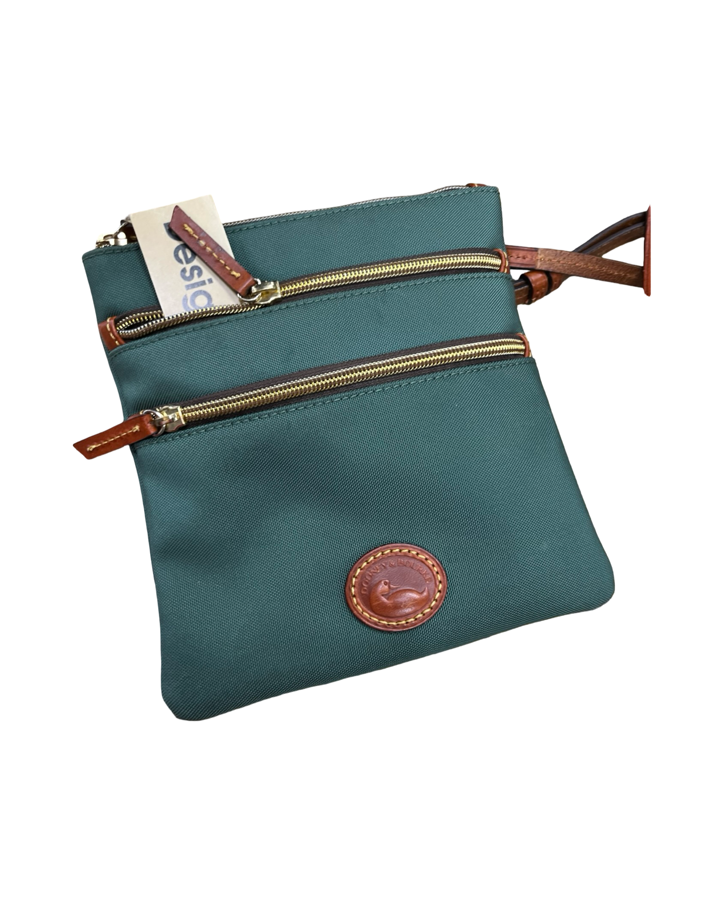 Crossbody Designer By Dooney And Bourke In Green, Size:Small
