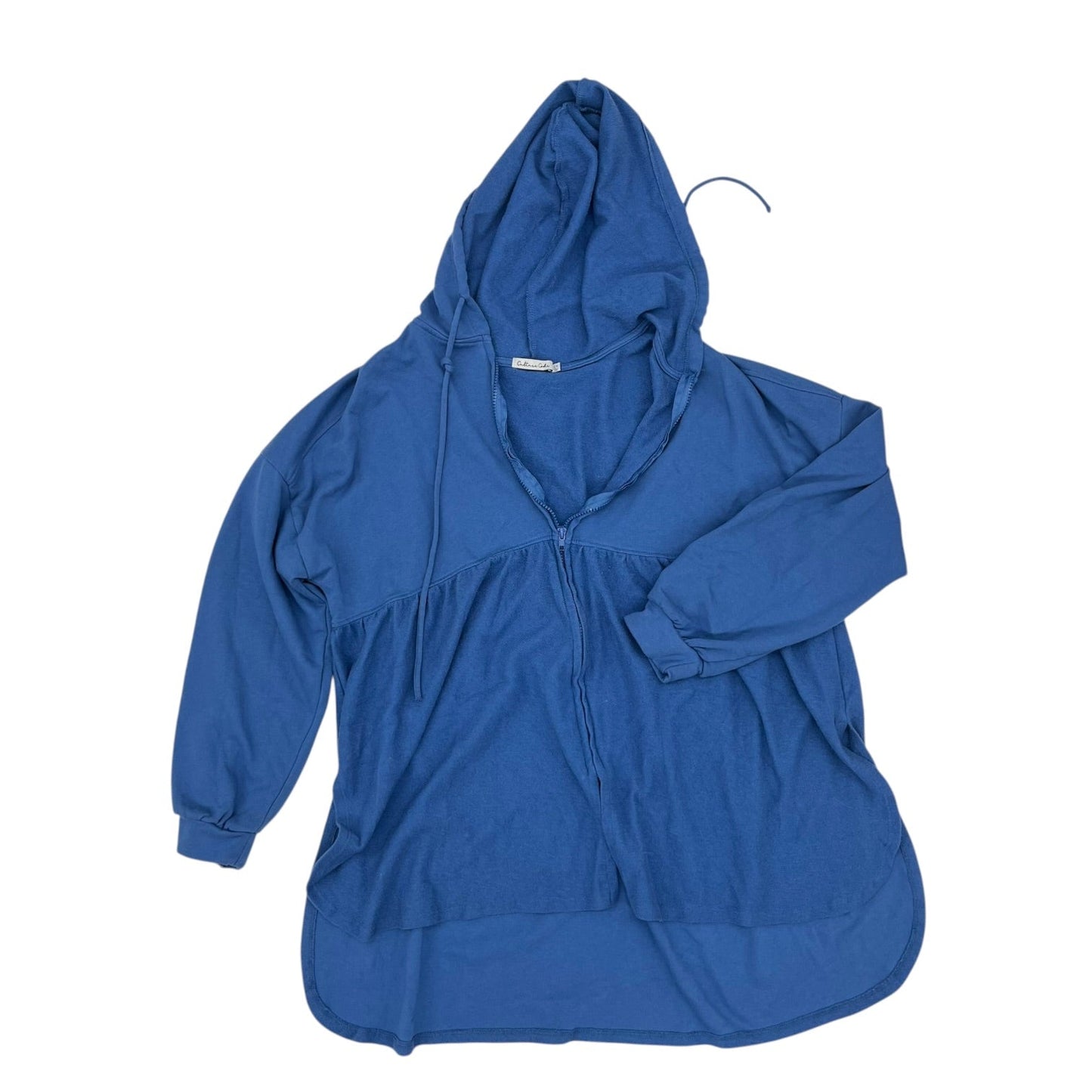 Jacket Shirt By Clothes Mentor In Blue, Size:2X