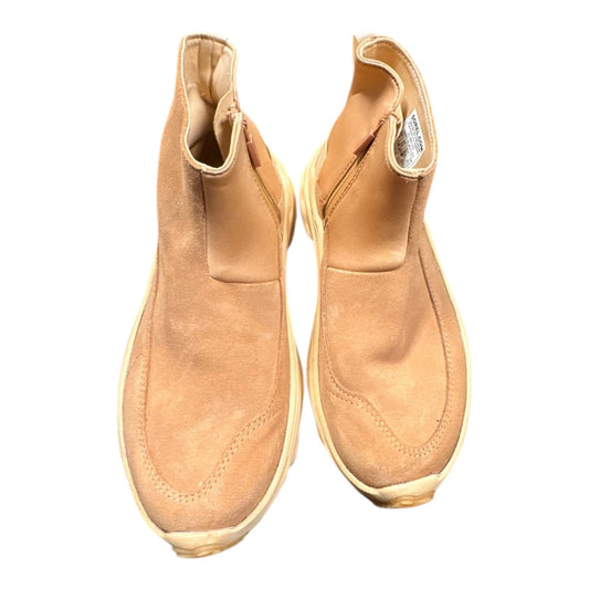 Boots Ankle Heels By Sorel In Tan, Size:7.5