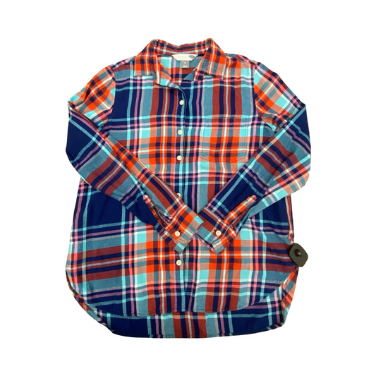 Top Ls By Old Navy In Plaid Pattern, Size:M