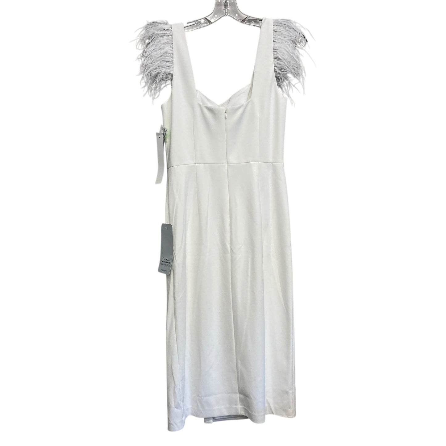 Dress Party Short By Adrianna Papell In White, Size:M