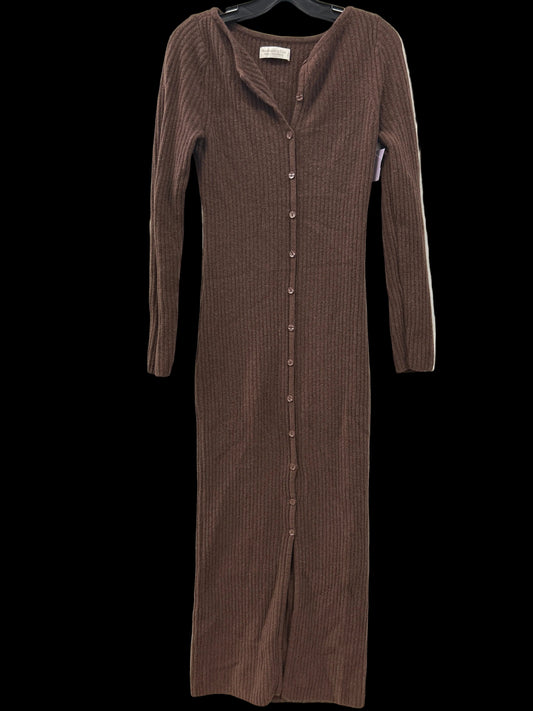Dress Casual Maxi By Abercrombie And Fitch In Brown, Size:S