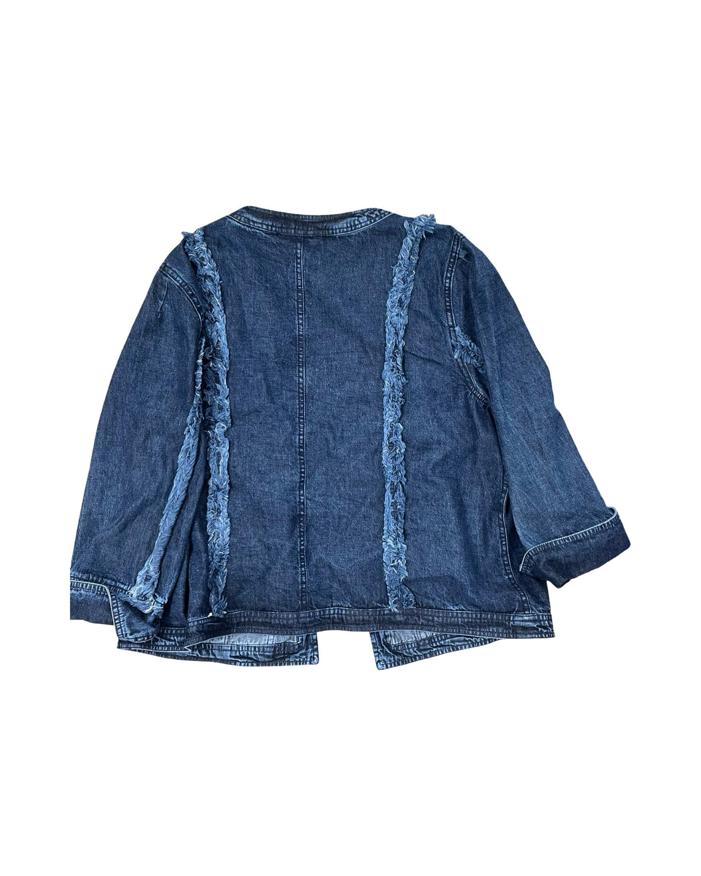 Jacket Denim By Multiples In Blue Denim, Size:Xl
