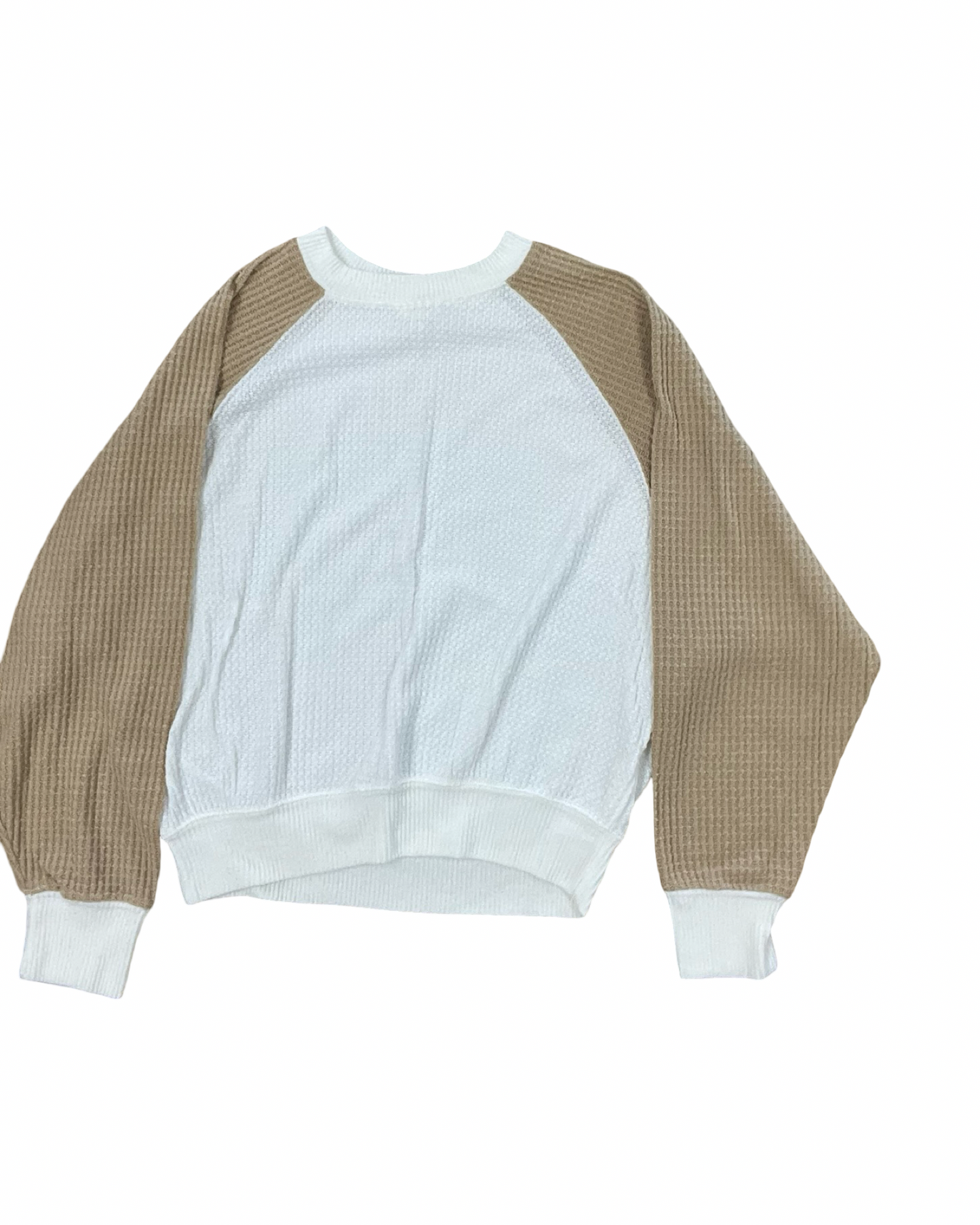 Top Ls By Bke In Brown & Cream, Size:M