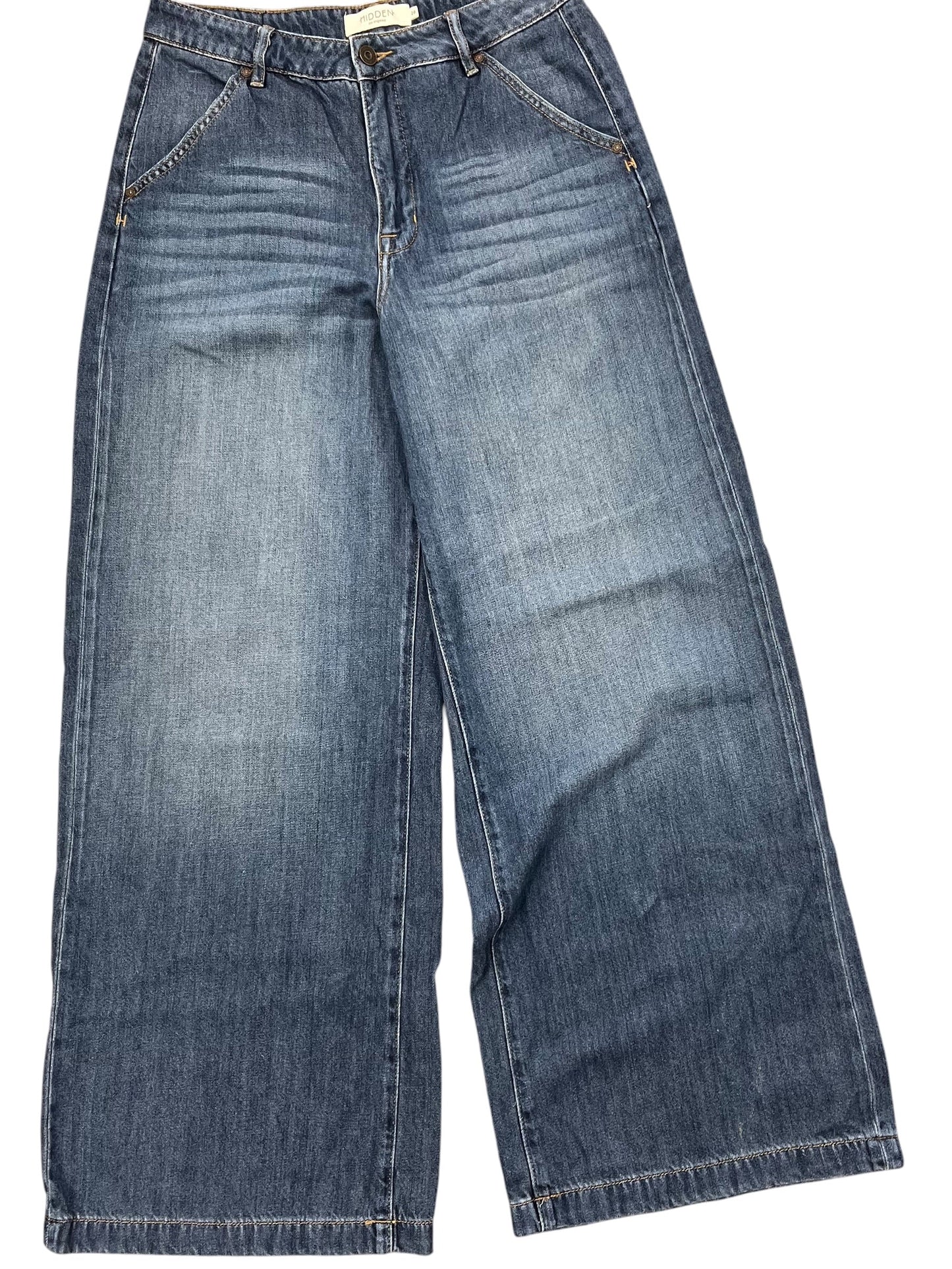 Jeans Wide Leg By Hidden In Blue Denim, Size:6