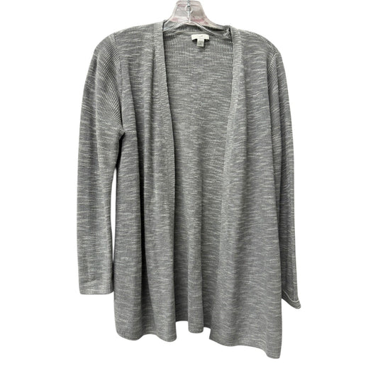 Sweater Cardigan By J. Jill In Grey, Size:Sp
