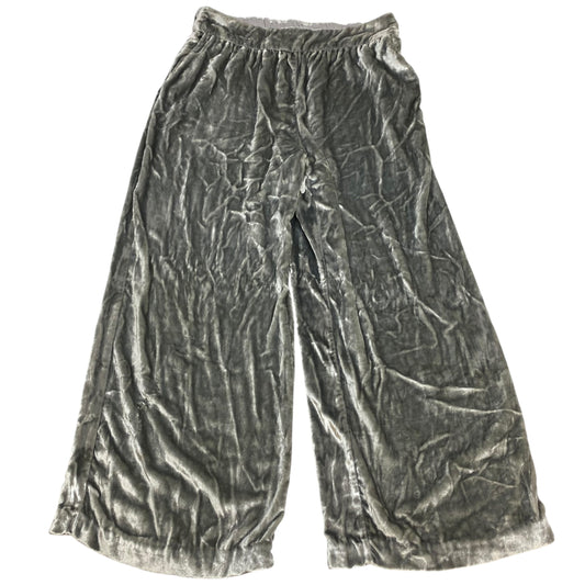 Pants Wide Leg By Maeve In Silver, Size:L