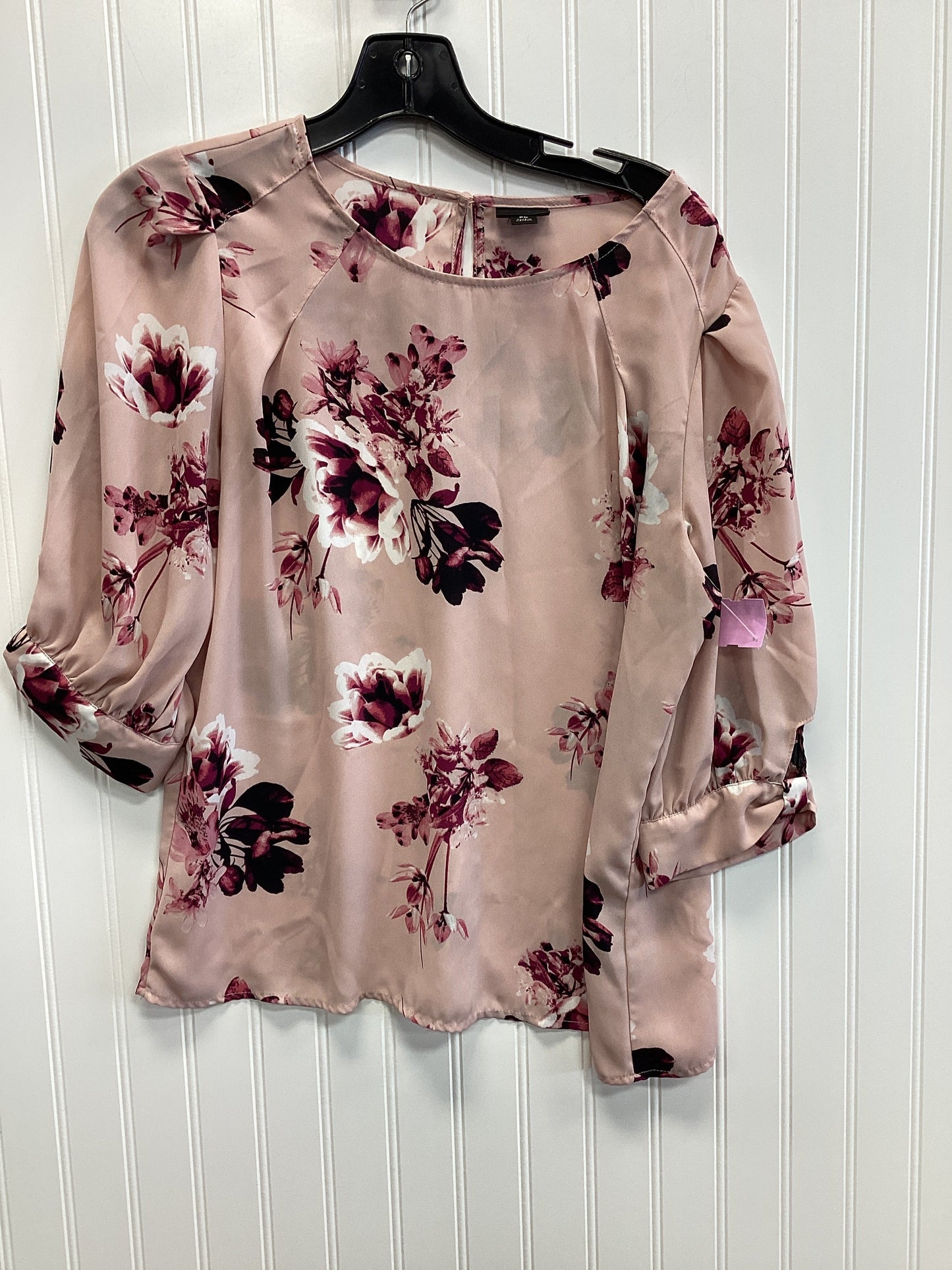 Top Ss By Worthington In Floral Print, Size:Lp