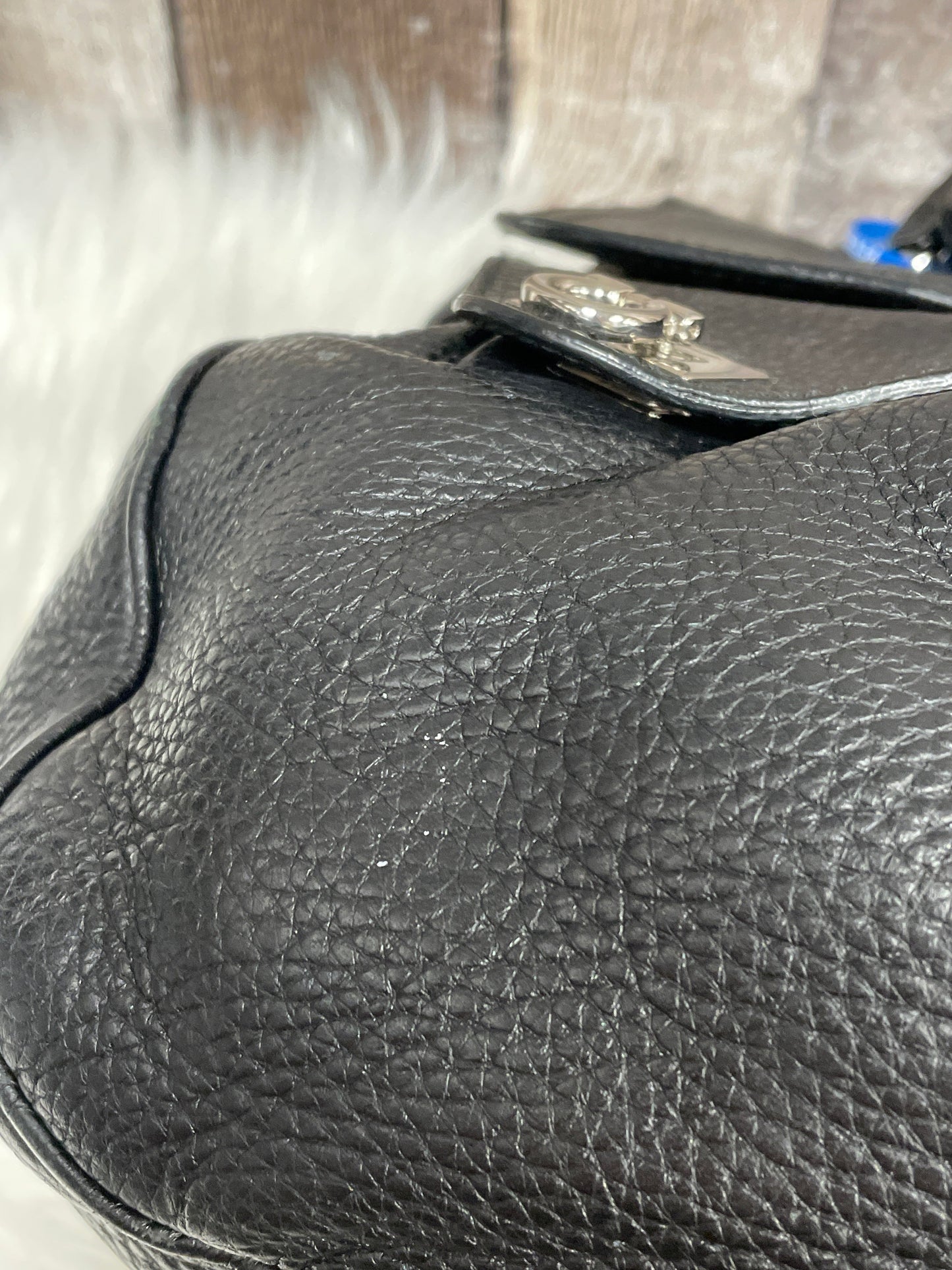 Handbag Luxury Designer By Ferragamo, Size: Large