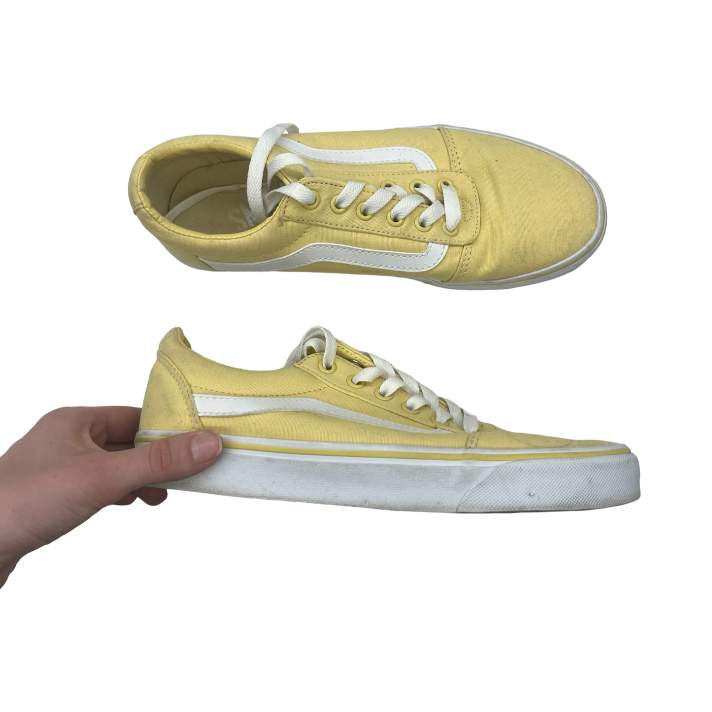 Shoes Sneakers By Vans In Yellow, Size:8