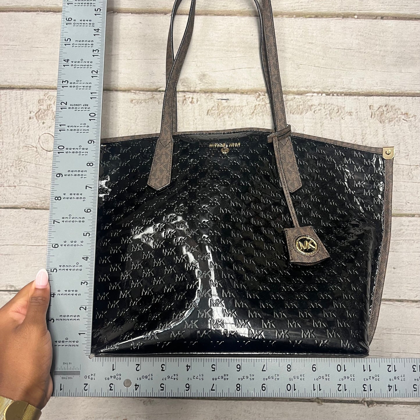 Tote Designer By Michael Kors, Size: Large