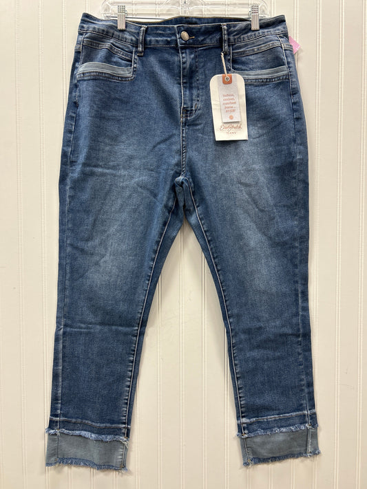 Jeans Skinny By Coco And Carmen In Blue Denim, Size:Xl NWT