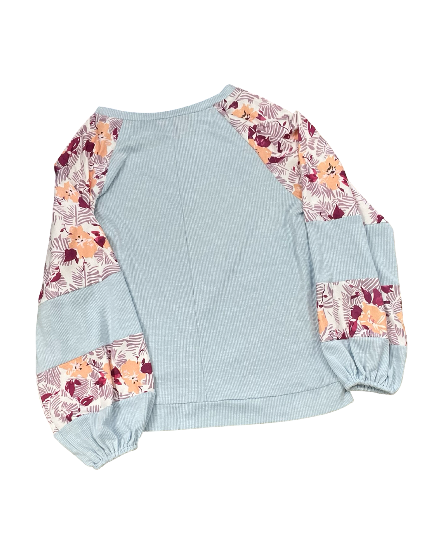 Top Ls By Clothes Mentor In Blue & Pink, Size:S