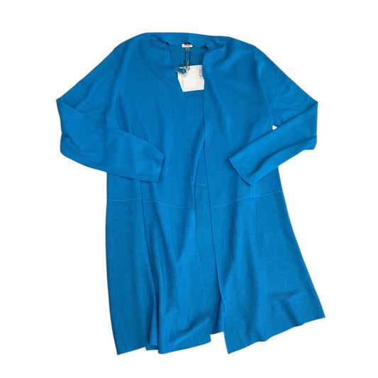 Cardigan By Anne Klein In Blue, Size:1X