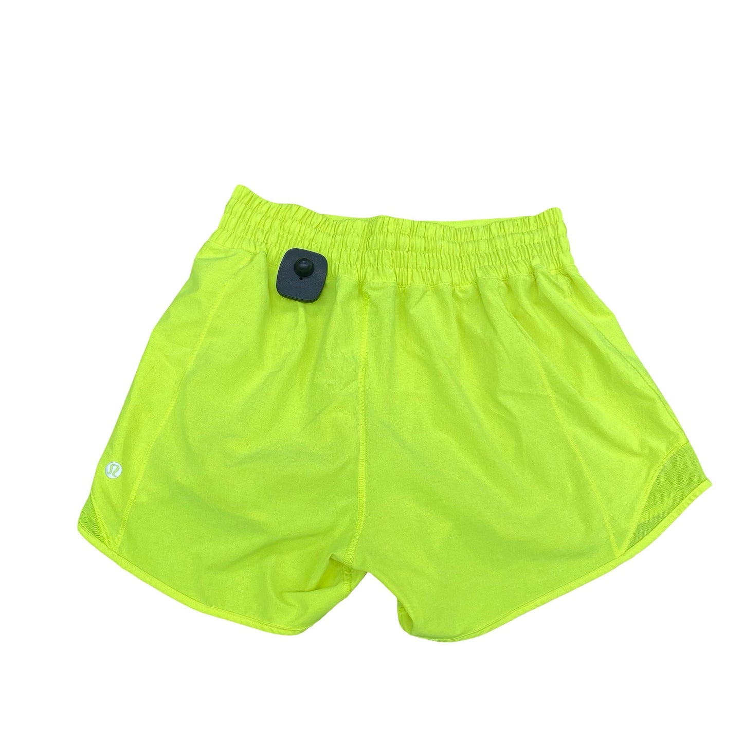 Athletic Shorts By Lululemon In Yellow, Size:6