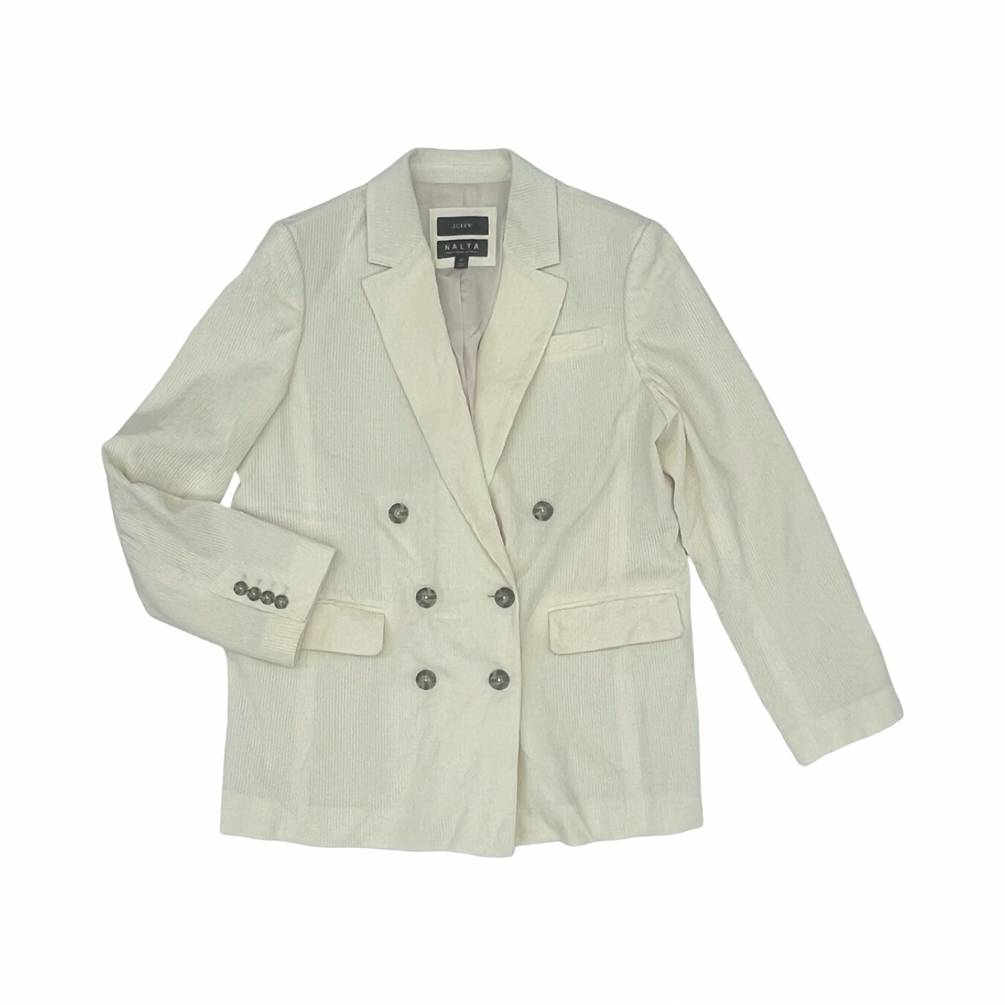 Blazer By J. Crew In Cream, Size:12