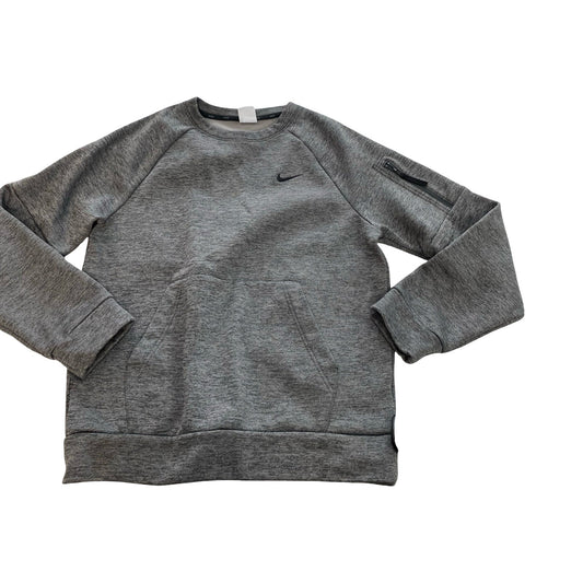 Athletic Sweatshirt Crewneck By Nike In Grey, Size:S