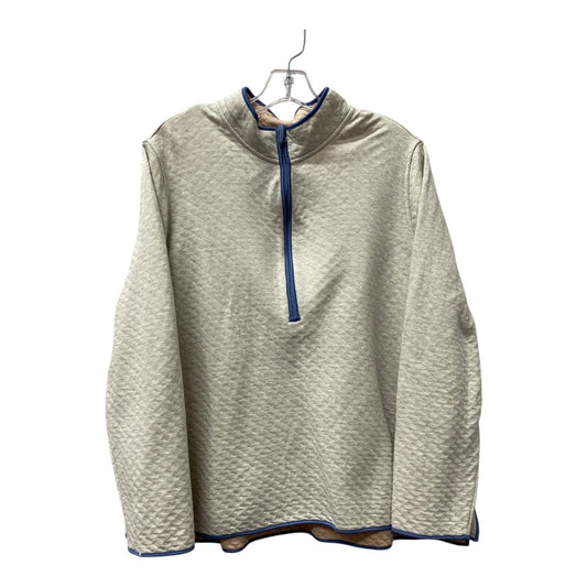 Athletic Jacket By J. Jill In Tan, Size:Xl