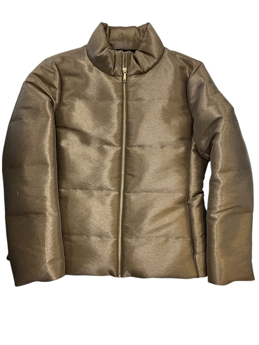 Jacket Designer By Lafayette 148 In Brown, Size:M