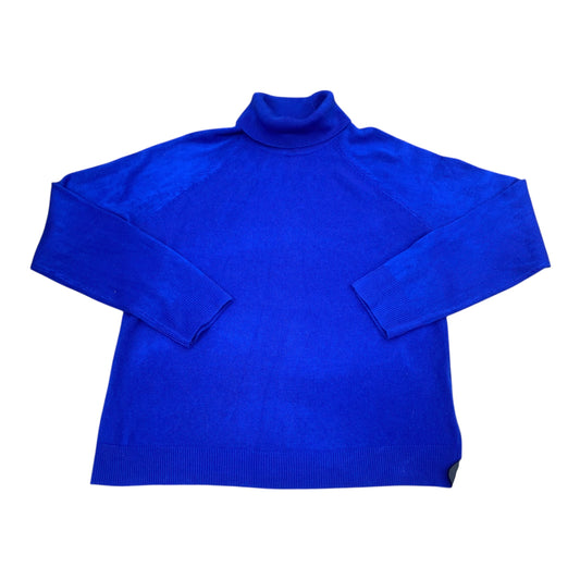 Sweater By Karen Scott In Blue, Size:L