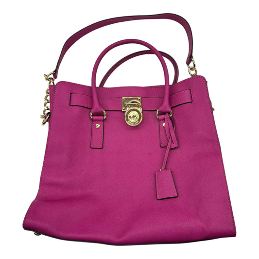 Handbag Designer By Michael Kors In Pink, Size:Large