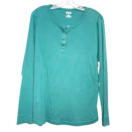 Top Ls By Duluth Trading In Teal, Size:Xl