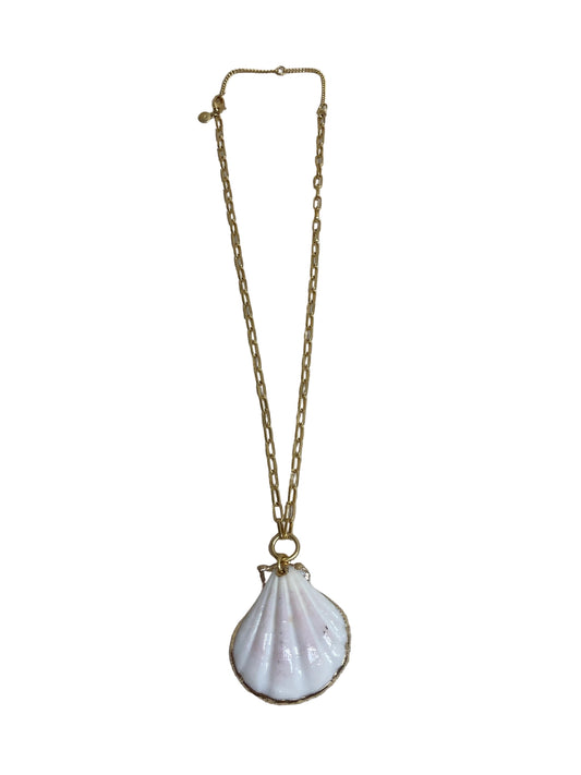 Necklace Pendant By Madewell In Gold & White