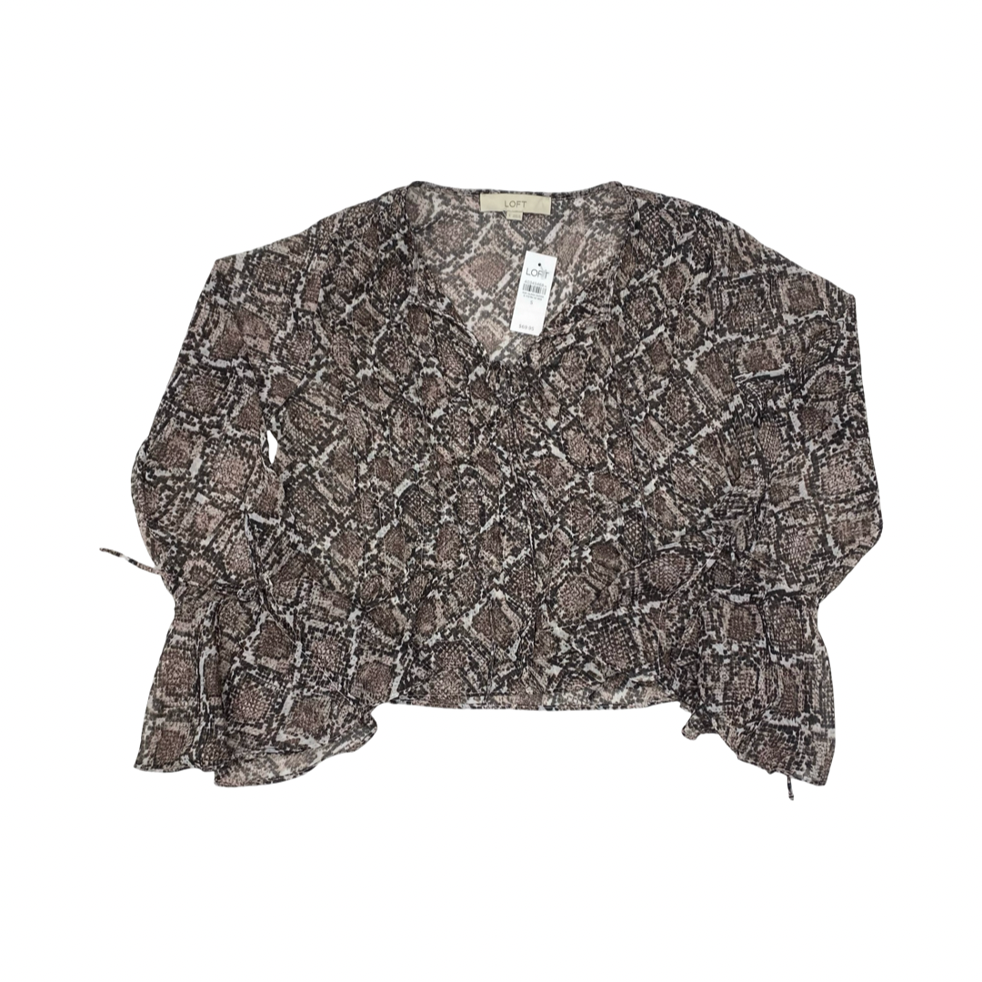 Top Ls By Loft In Animal Print, Size:S