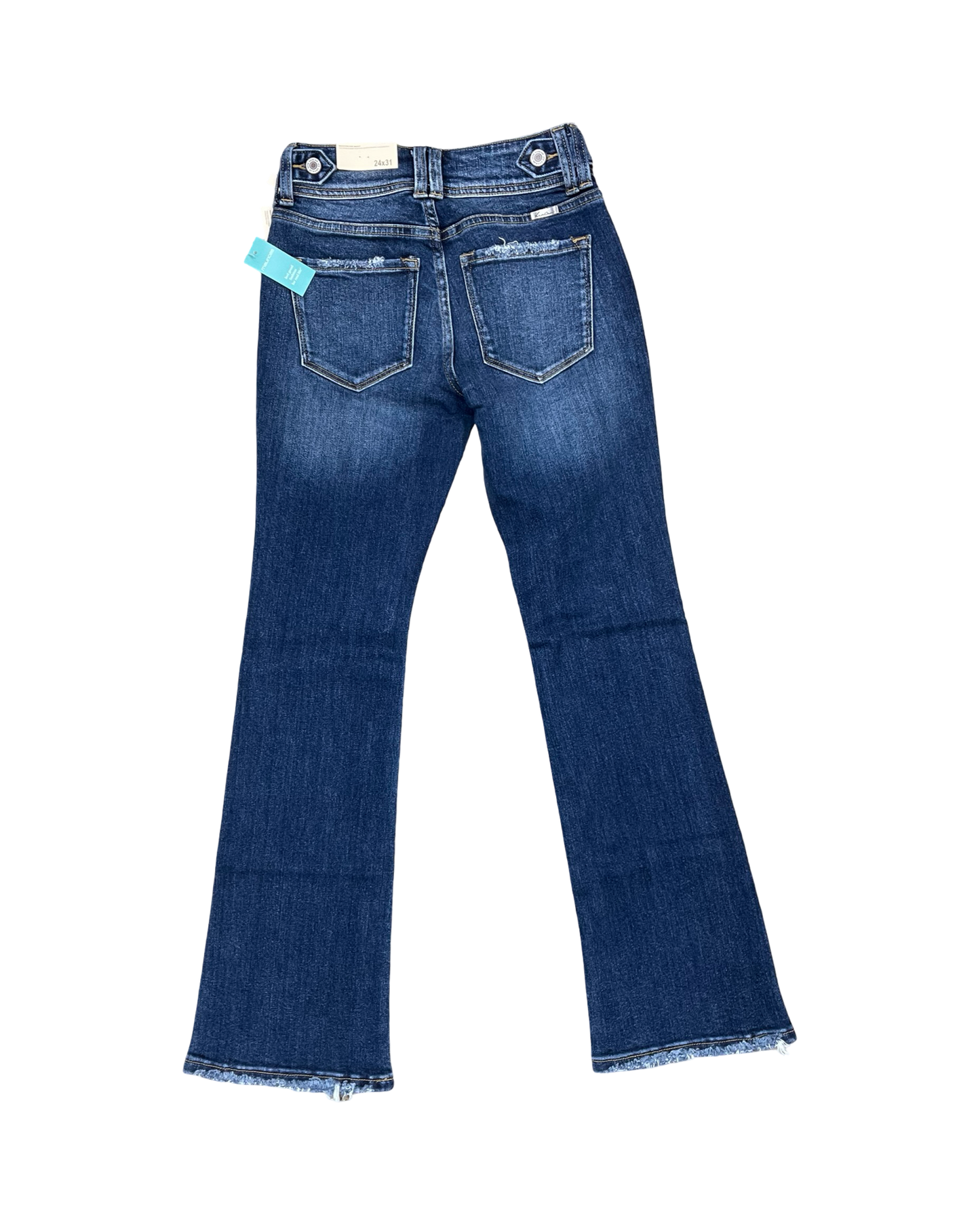 Jeans Boot Cut By Kancan In Blue Denim, Size:0