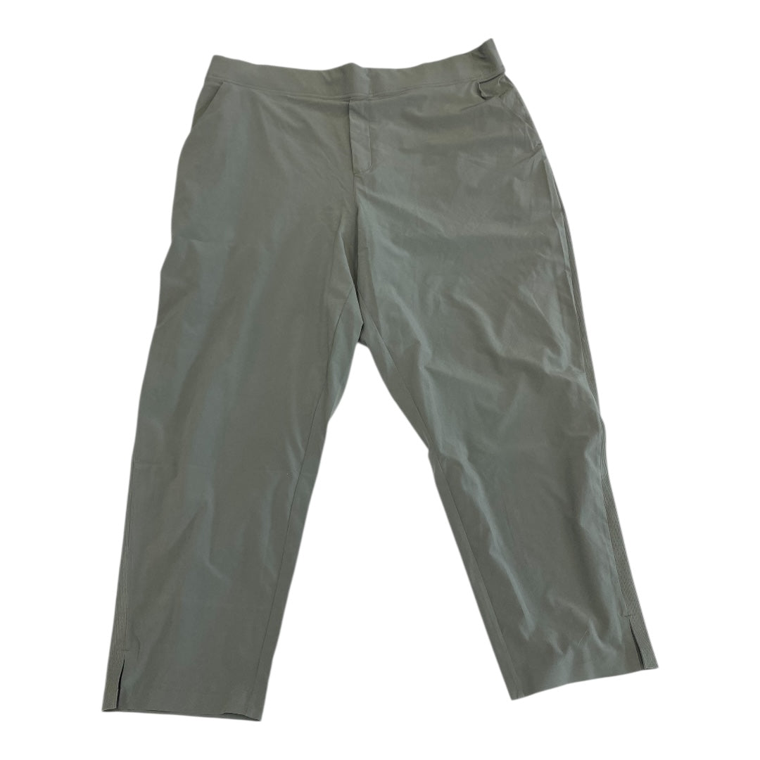 Athletic Pants By Athleta In Green, Size:20