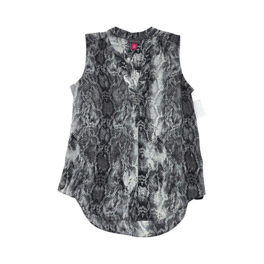 Top Sleeveless By Vince Camuto In Animal Print, Size:Xxs