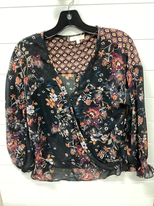 Blouse Ls By Mystree In Multi, Size:M