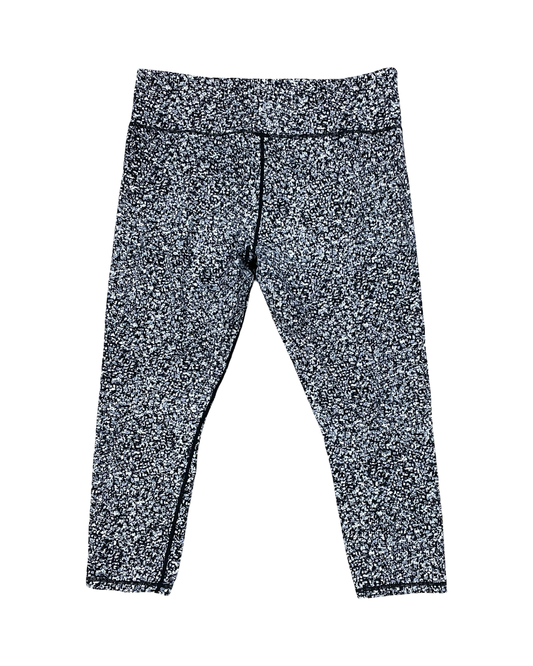 Athletic Leggings By Zyia In Black & White, Size:2X