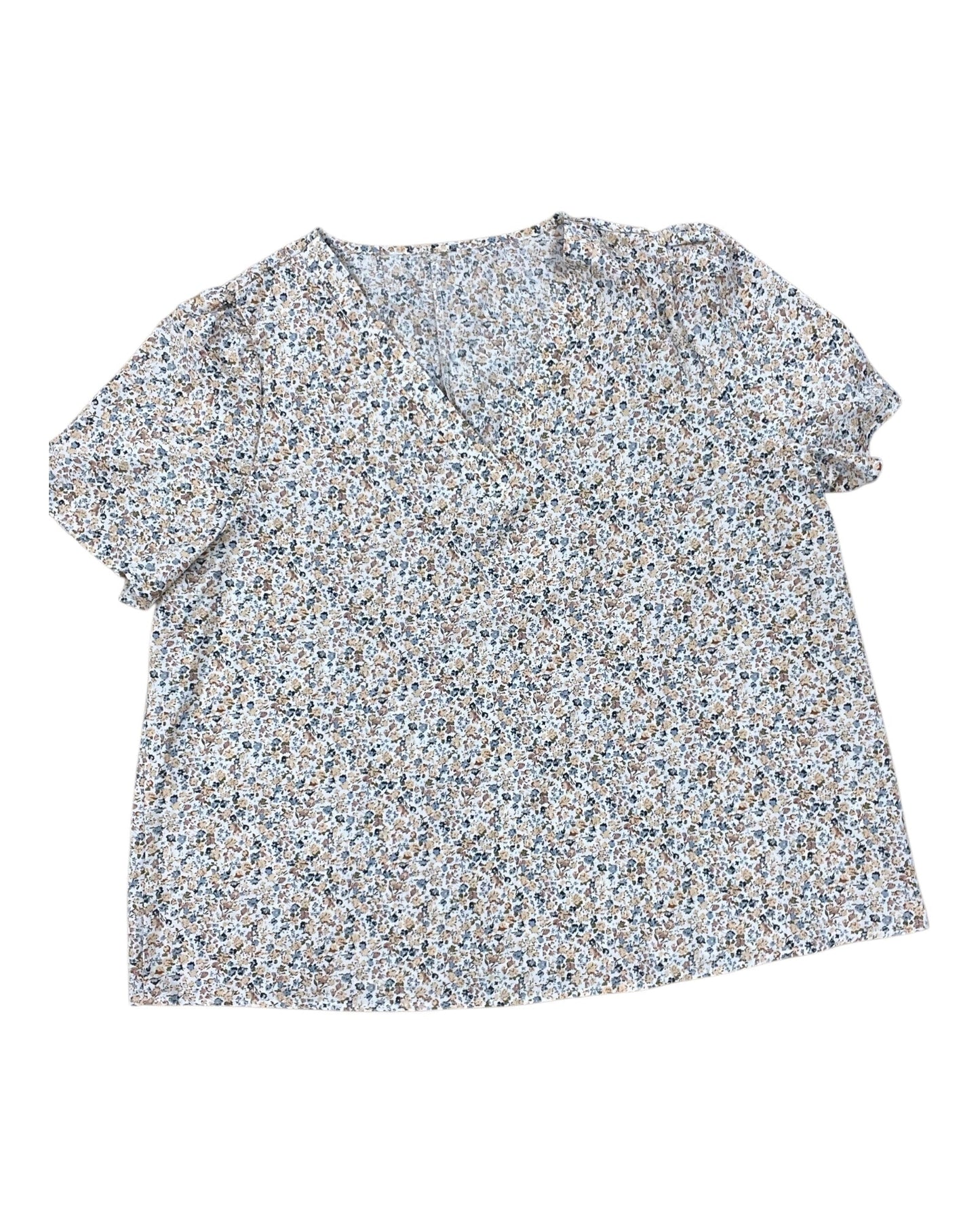 Top Ss By Clothes Mentor In White, Size:4X