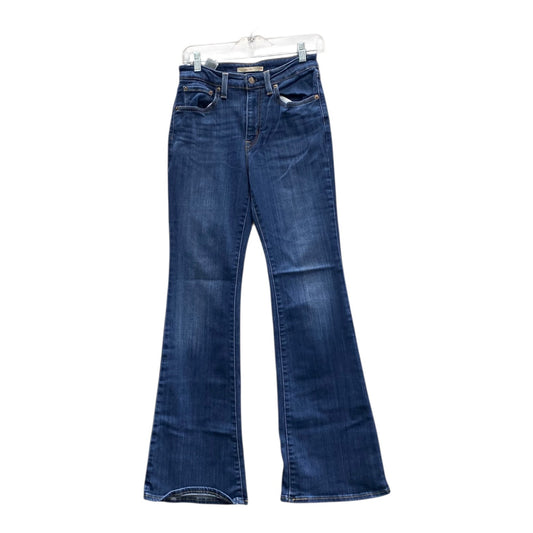 Jeans Flared By Levis In Blue Denim, Size:6