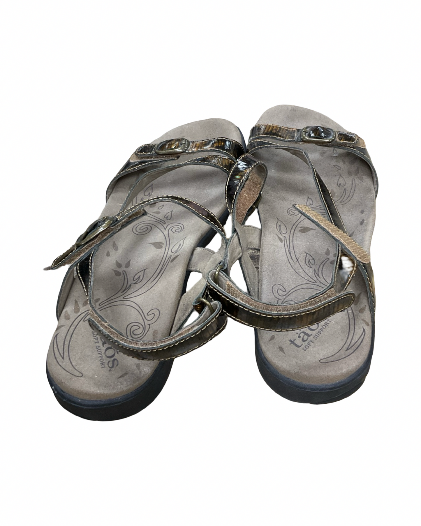 Sandals Flats By Taos In Brown, Size:7