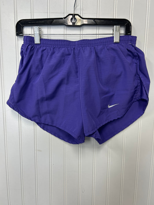 Athletic Shorts By Nike In Purple, Size:S