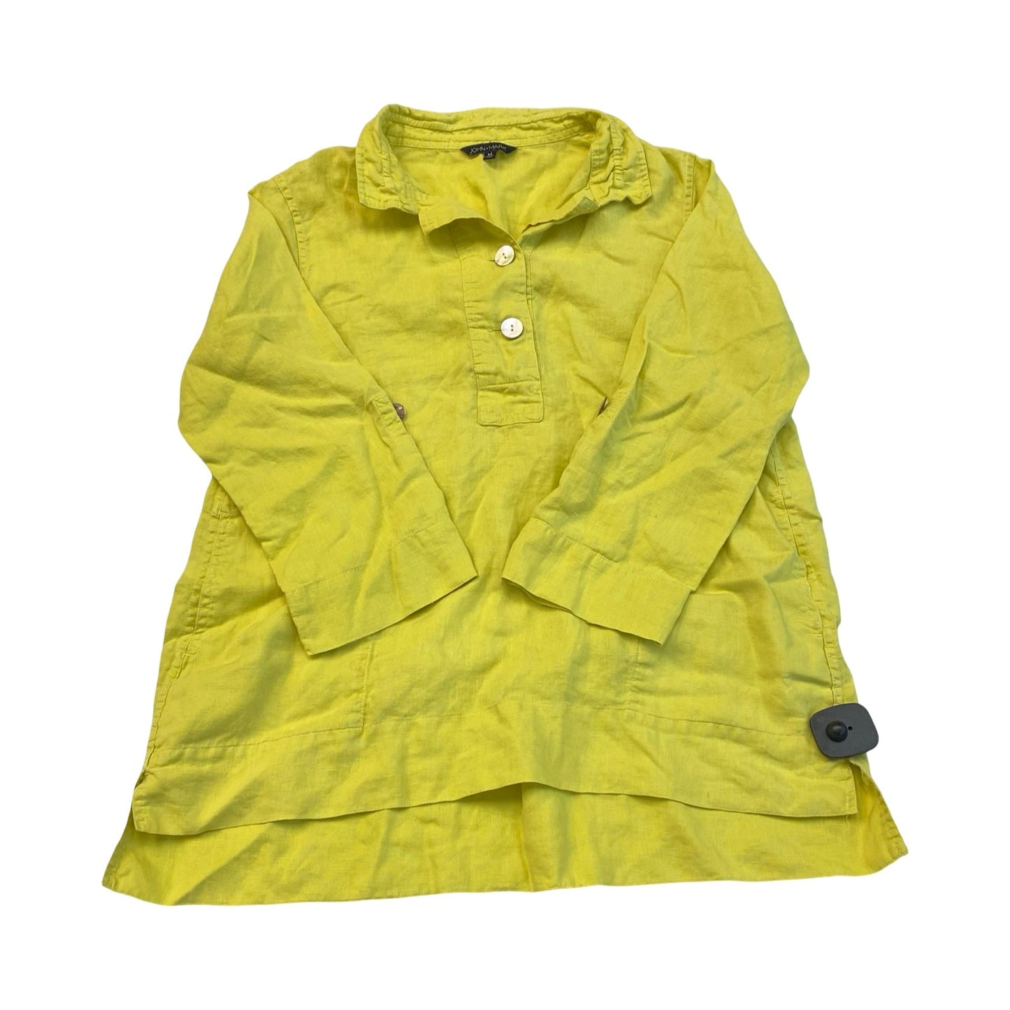 Top Ls By John Mark In Yellow, Size:M