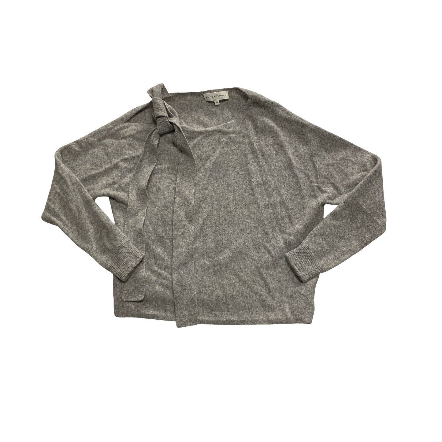 Sweater Cashmere By White And Warren In Grey, Size:M