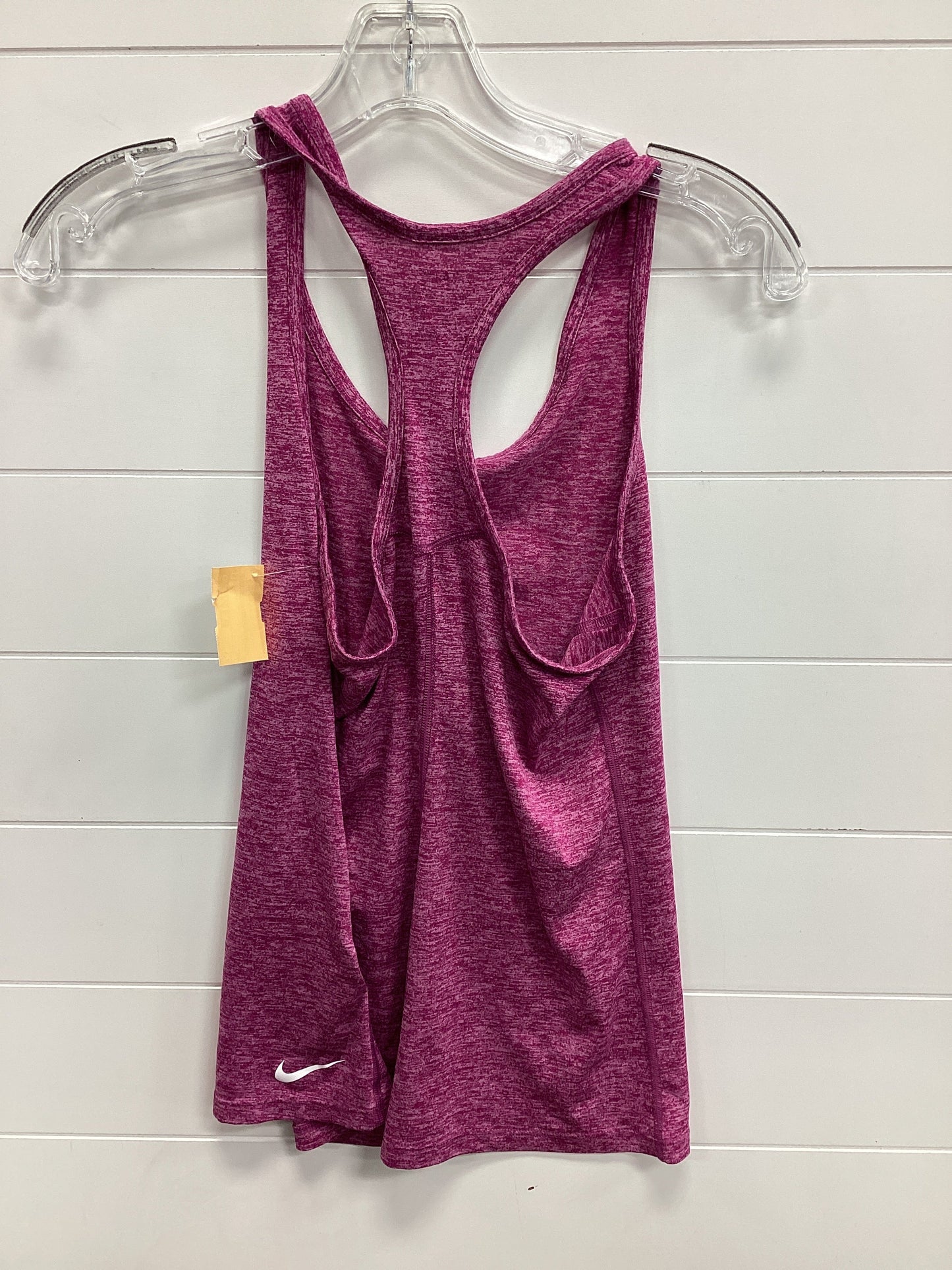 Athletic Tank Top By nike In Pink, Size:Xs