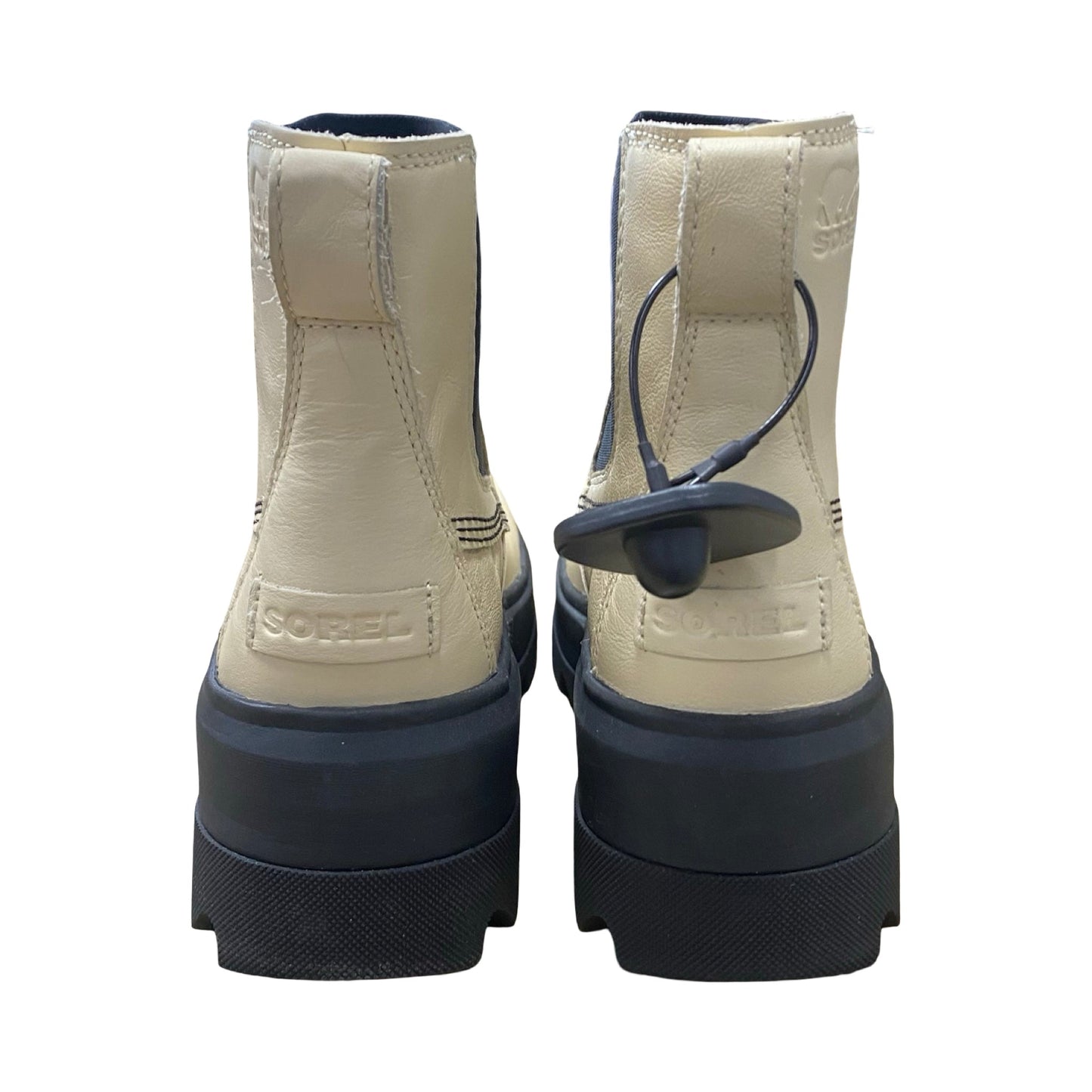 Boots Designer By Sorel In Black & Cream, Size:8
