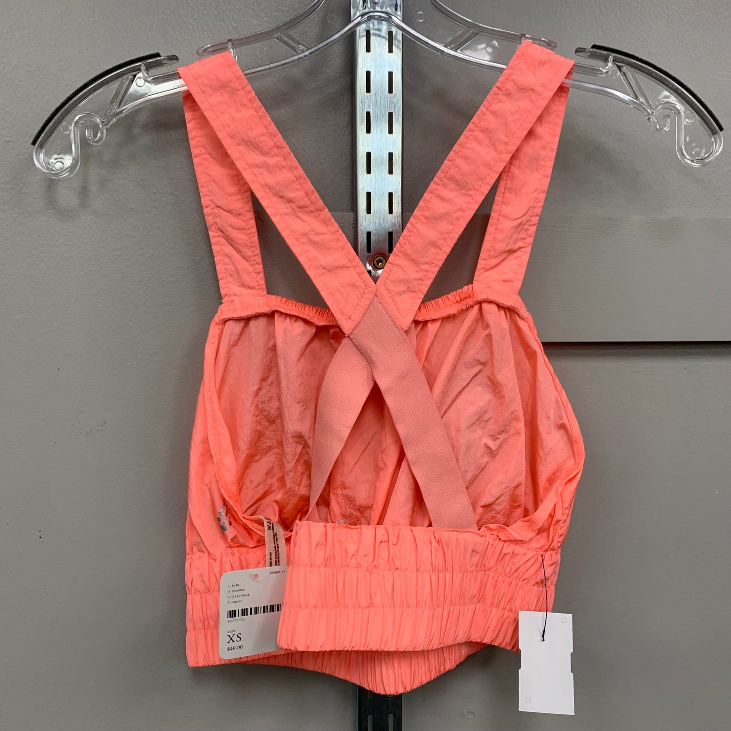 Athletic Bra By Free People In Coral, Size:Xs