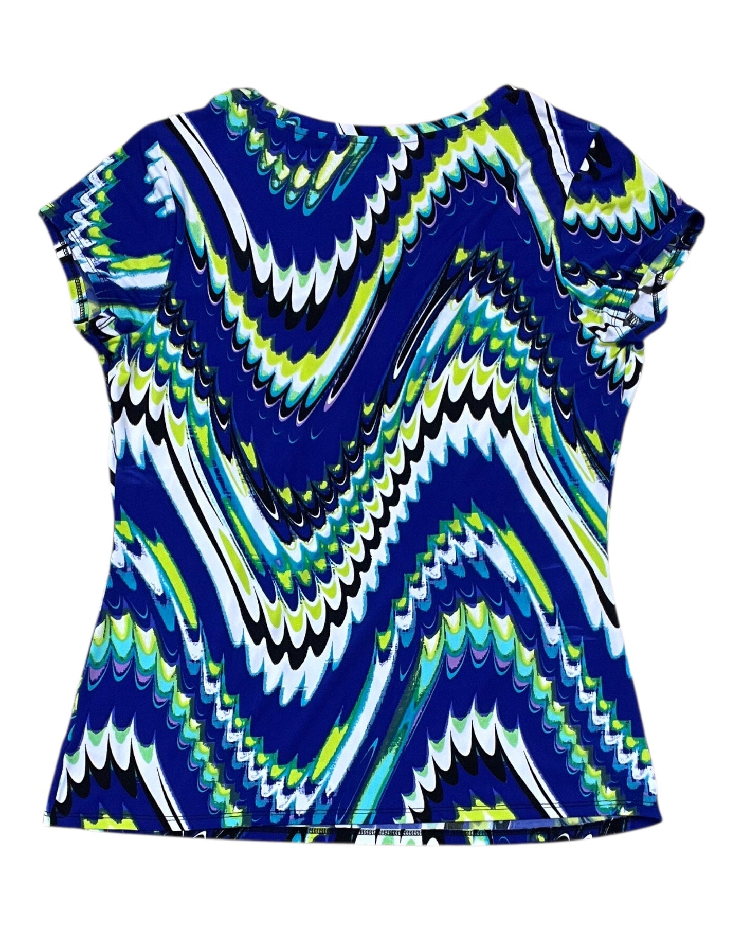Top Ss By Worthington In Blue & White, Size:L