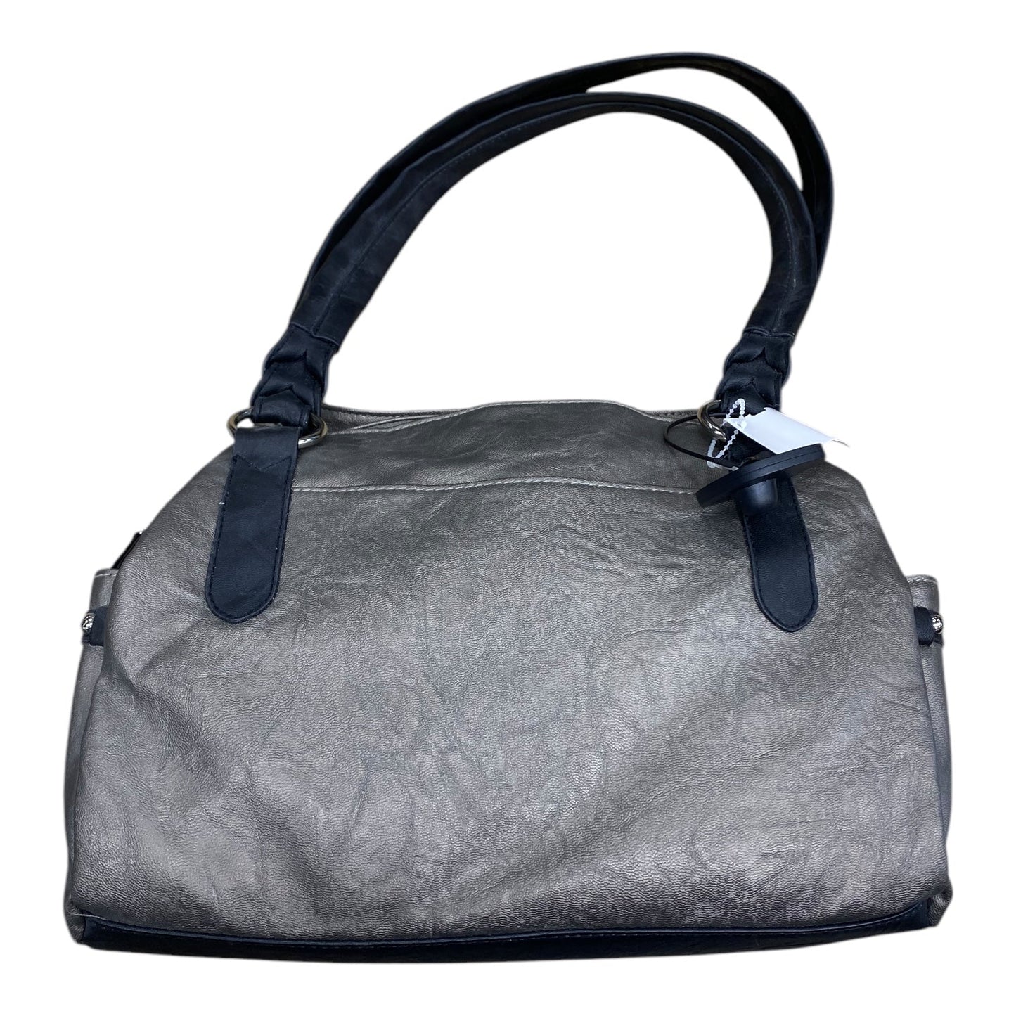 Handbag By Rosetti In Black & Grey, Size:Medium
