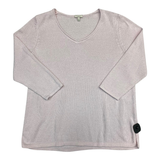 Sweater By Talbots In Pink, Size:1X