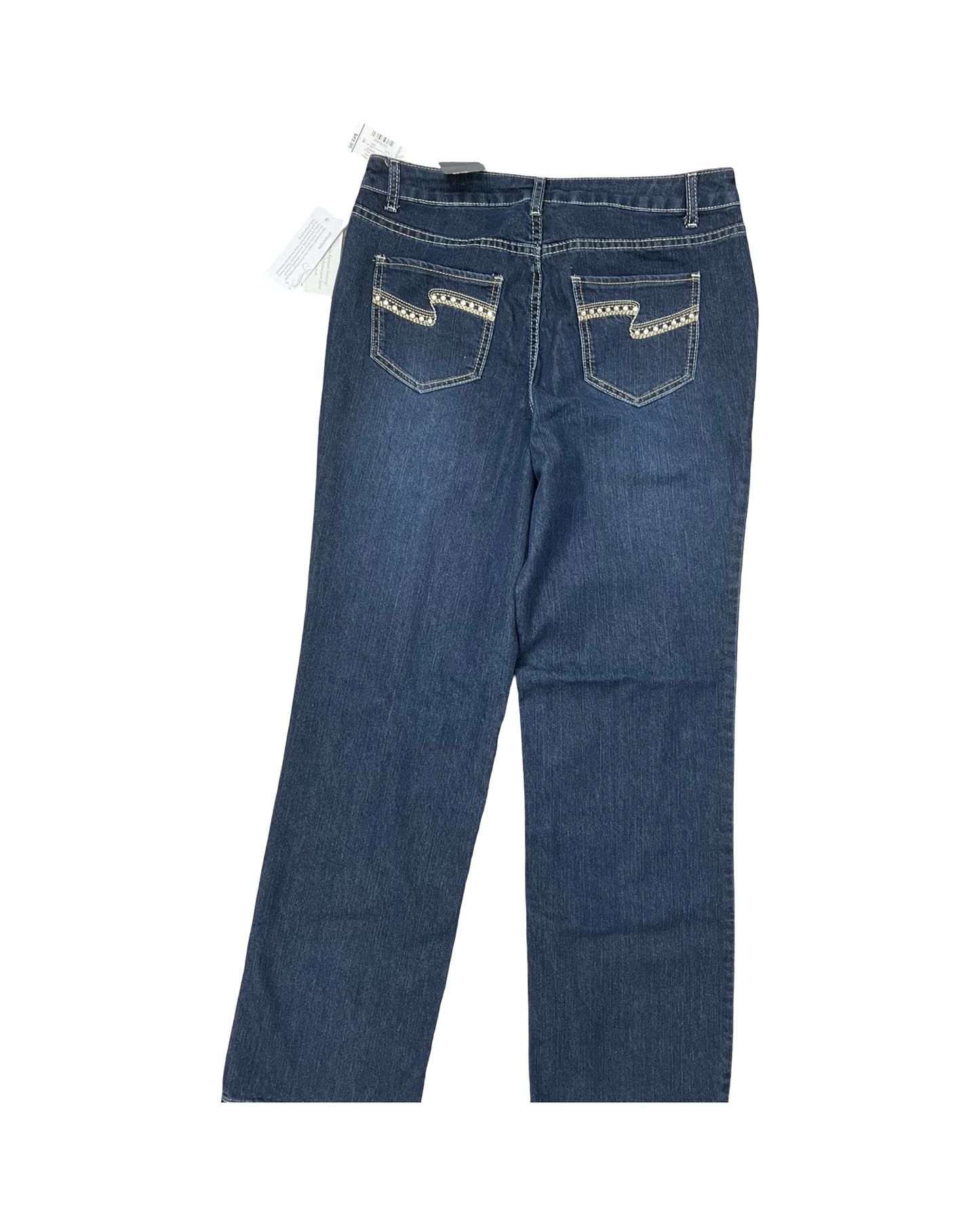 Jeans Straight By Christopher And Banks In Blue Denim, Size:10